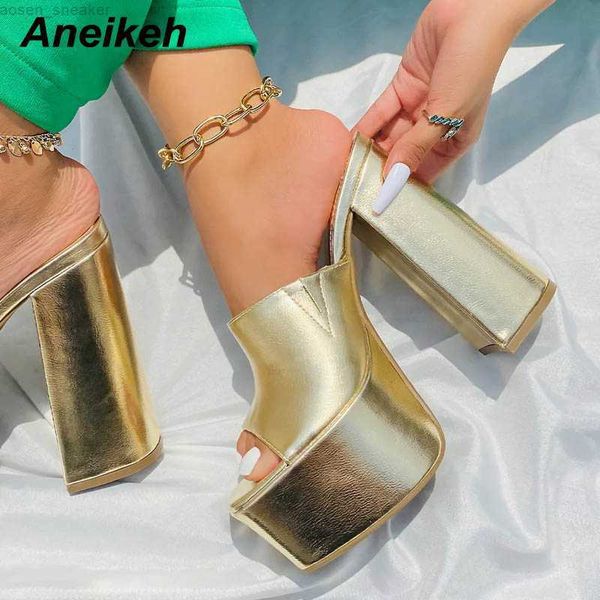 aneikeh 2023 new fashion open toe platform high heel women summer mules slip-on outdoor slippers sandals size 35-42 silver gold 0414, Black
aneikeh 2023 new fashion open toe platform high heel women summer mules slip-on outdoor slippers sandals size 35-42 silver gold 0414, Black