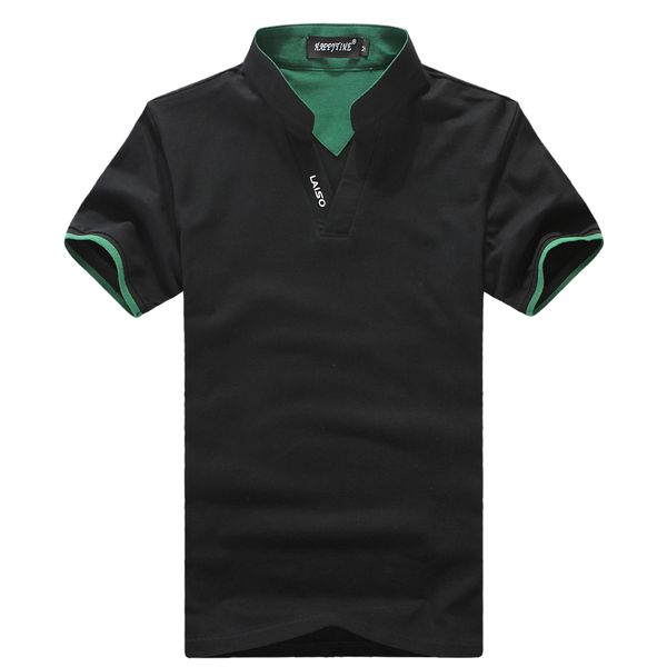 men's polos summer high-quality goods cotton fashion contrast color men standing collar short sleeve polo shirt male casual t-shirts 23, White;black
men's polos summer high-quality goods cotton fashion contrast color men standing collar short sleeve polo shirt male casual t-shirts 23, White;black