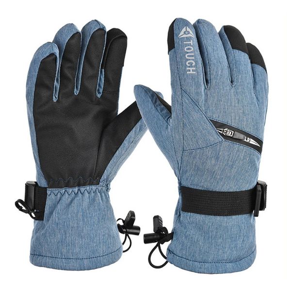 LOCLE Touch Screen Ski Men Women Warm Windproof Riding Hiking Skiing Skateboard Snowboard Snowmobile Gloves 231113, Blue
LOCLE Touch Screen Ski Men Women Warm Windproof Riding Hiking Skiing Skateboard Snowboard Snowmobile Gloves 231113, Blue
