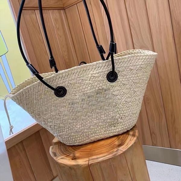 large straw bags basket bag women's straw bag 48cm woven shopping totes shoulder bag beach vacation handbag seaside holiday handbags la
large straw bags basket bag women's straw bag 48cm woven shopping totes shoulder bag beach vacation handbag seaside holiday handbags la