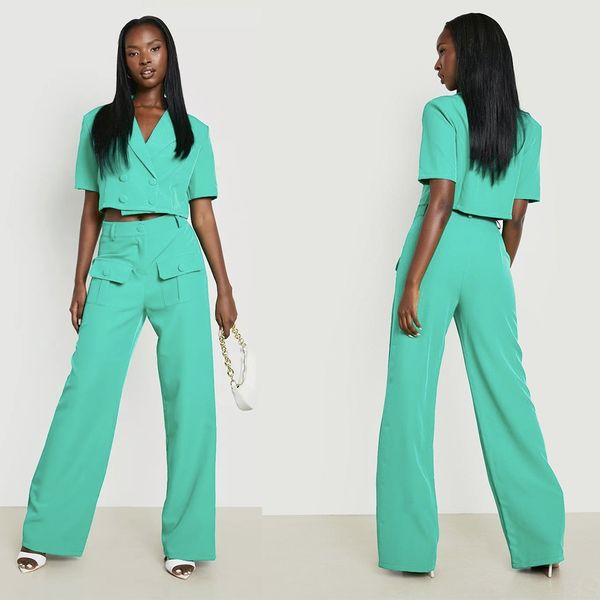 summer green women suits sets custom made 2 pcs blazer pants formal fashion red carpet party prom dress, Black;red
summer green women suits sets custom made 2 pcs blazer pants formal fashion red carpet party prom dress, Black;red