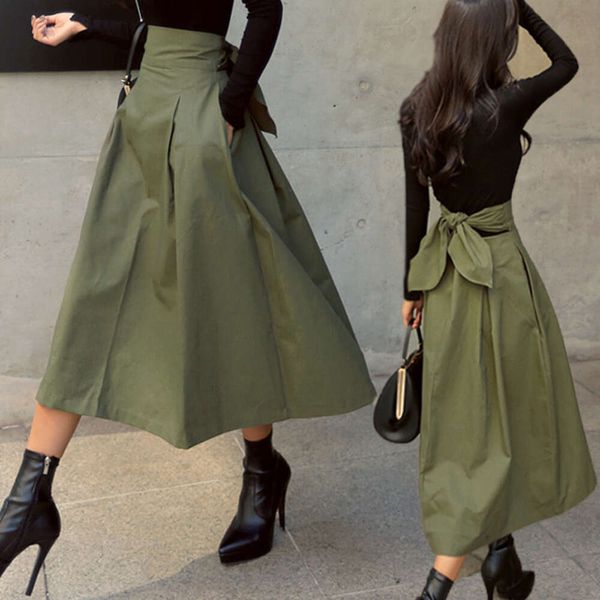 Japanese Tricolor Half Length Skirt Spring And Autumn A-line Skirt Umbrella Bow Skirt Super Fire Big Swing Skirt Slim Length, Black
Japanese Tricolor Half Length Skirt Spring And Autumn A-line Skirt Umbrella Bow Skirt Super Fire Big Swing Skirt Slim Length, Black