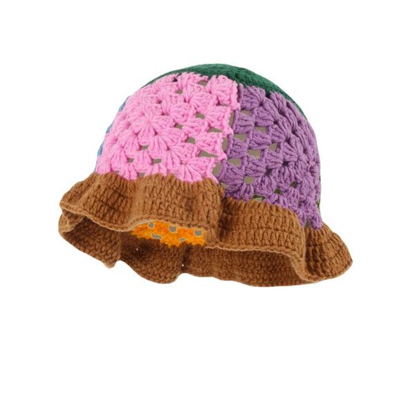 wide brim hats new hollow multicolor crochet bucket hat women autumn winter fashion brand knitted sun hats sun protection foldable panama ca, Blue;gray
wide brim hats new hollow multicolor crochet bucket hat women autumn winter fashion brand knitted sun hats sun protection foldable panama ca, Blue;gray
