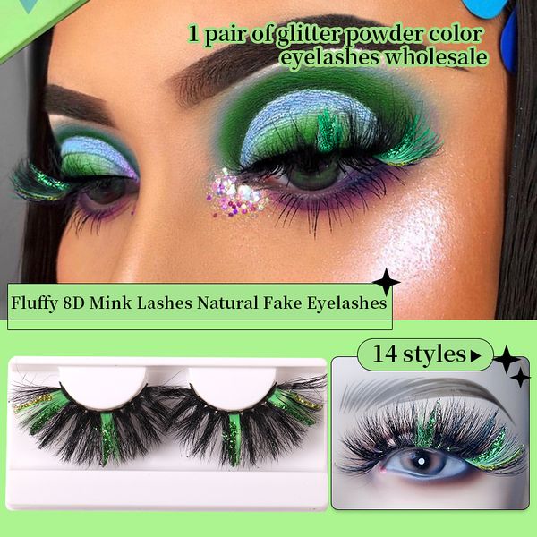 glitter eyelashes 25mm fluffy streaks cosplay lashes real 3d mink hair makeup beauty individual eyelashes extension supply
glitter eyelashes 25mm fluffy streaks cosplay lashes real 3d mink hair makeup beauty individual eyelashes extension supply