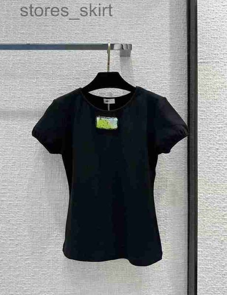 women's t-shirt designermilan runway 2023 new spring summer o neck short sleeve print beads designer tees brand same style t-shirt 122, White
women's t-shirt designermilan runway 2023 new spring summer o neck short sleeve print beads designer tees brand same style t-shirt 122, White
