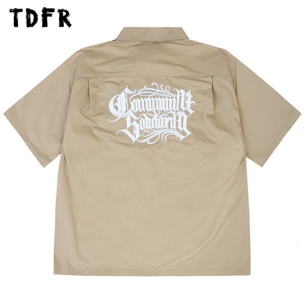 men's casual shirts letter embroidery short sleeve shirt mens summer casual loose safari style lapel half-sleeve shirts men 230414, White;black
men's casual shirts letter embroidery short sleeve shirt mens summer casual loose safari style lapel half-sleeve shirts men 230414, White;black