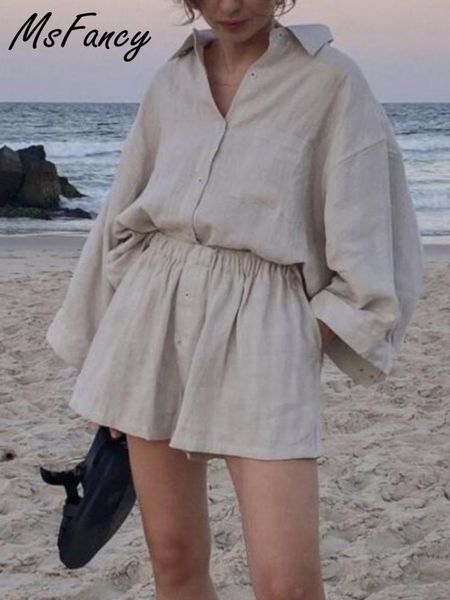 dress msfancy two piece set women 2022 cotton shorts sets vintage boho oversized shirt high waist loose shorts mujer sets, White
dress msfancy two piece set women 2022 cotton shorts sets vintage boho oversized shirt high waist loose shorts mujer sets, White