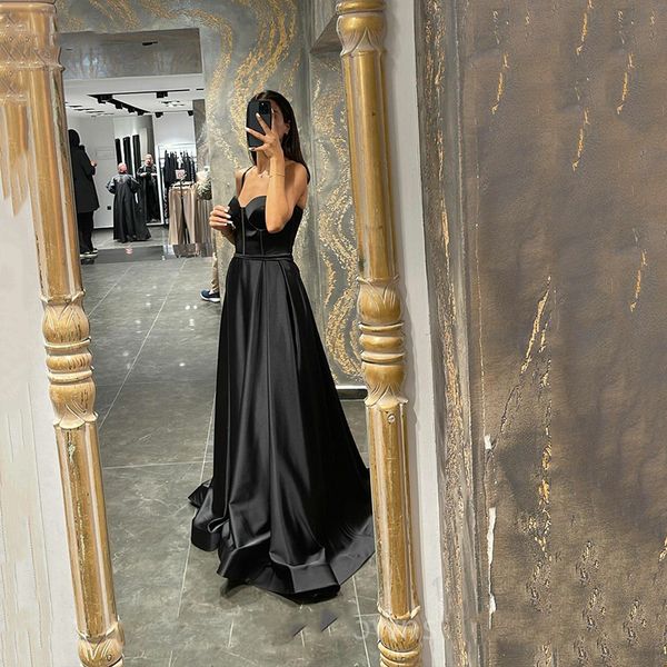 black a line prom dresses women sweetheart spaghetti strap party arabic saudi arabia sleeveless evening gowns
black a line prom dresses women sweetheart spaghetti strap party arabic saudi arabia sleeveless evening gowns