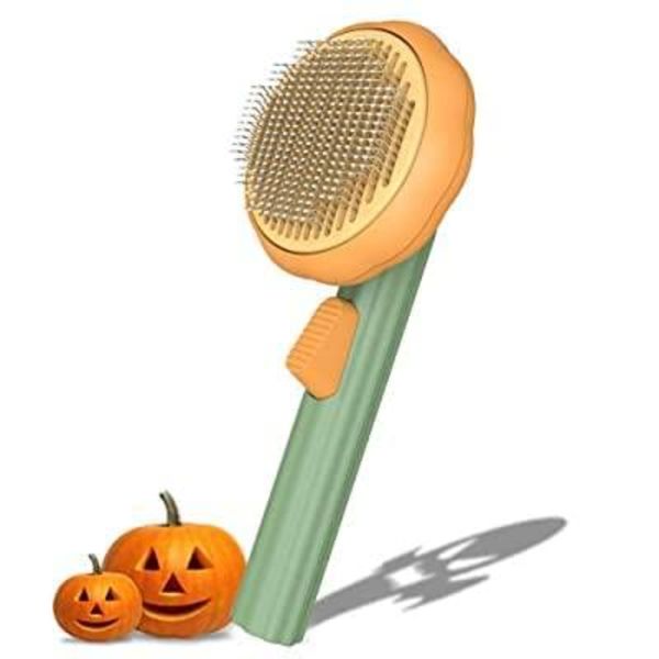 Pumpkin Pet Brush, Self Cleaning Cat Brush with Hair Release for Shedding and Grooming, Deep Cleaning Cat Brushes for Indoor Cats Dogs Puppy Rabbits
Pumpkin Pet Brush, Self Cleaning Cat Brush with Hair Release for Shedding and Grooming, Deep Cleaning Cat Brushes for Indoor Cats Dogs Puppy Rabbits