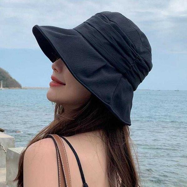 wide brim hats cokk bucket hat women summer spring fisherman cap female wrinkled wide brimmed ladies hats outdoor casual sunshade bob gorro, Blue;gray
wide brim hats cokk bucket hat women summer spring fisherman cap female wrinkled wide brimmed ladies hats outdoor casual sunshade bob gorro, Blue;gray