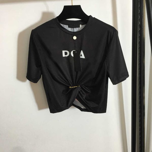 23ss tee womens designer clothing womens t-shirt round neck pure cotton monogram print pin tucked waist short crop thin t-shirt womens cloth, White
23ss tee womens designer clothing womens t-shirt round neck pure cotton monogram print pin tucked waist short crop thin t-shirt womens cloth, White