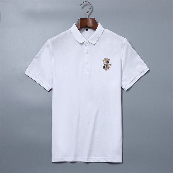 men's tee polo black and white color fashion casual business classic embroidered head brand 100 cotton street hip hop wear palm guillot, White;black
men's tee polo black and white color fashion casual business classic embroidered head brand 100 cotton street hip hop wear palm guillot, White;black