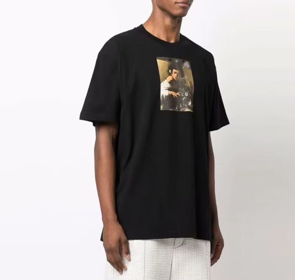 cotton clothes designers luxury tee shirt fashion shirt letter print round neck short sleeve loose fit gift recommendation, White;black 
cotton clothes designers luxury tee shirt fashion shirt letter print round neck short sleeve loose fit gift recommendation, White;black