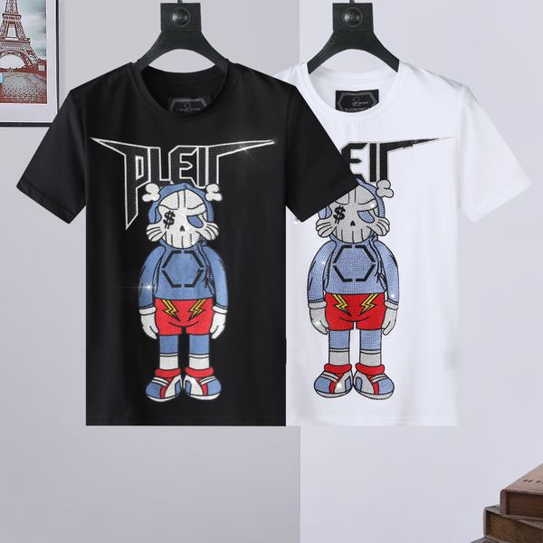 plein-plein t shirt mens metal letters embroidered european fashion streetwear trend round neck pullover 83, White;black
plein-plein t shirt mens metal letters embroidered european fashion streetwear trend round neck pullover 83, White;black