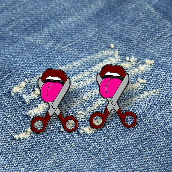 scissors warning badge cute anime movies games hard enamel pins collect metal cartoon brooch backpack hat bag collar lapel badges, Blue
scissors warning badge cute anime movies games hard enamel pins collect metal cartoon brooch backpack hat bag collar lapel badges, Blue