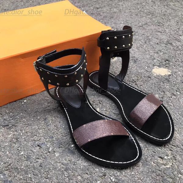 ladies sandal designer shoes summer beach man woman fashion roman loafers ankle rivet leather slippers adjustable elastic band slides, Black
ladies sandal designer shoes summer beach man woman fashion roman loafers ankle rivet leather slippers adjustable elastic band slides, Black