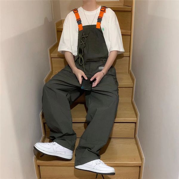 men's pants japanese functional wind overalls men's streetwear design sense summer thin loose straight casual pants overalls 23041, Black
men's pants japanese functional wind overalls men's streetwear design sense summer thin loose straight casual pants overalls 23041, Black