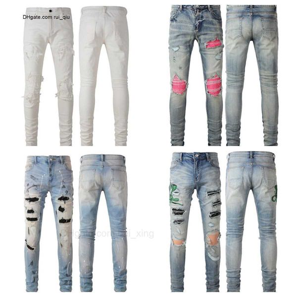 jeans mens luxurys designers jeans distressed france fashion pierre straight men's biker hole light wash ripped regular skinny printing, Blue
jeans mens luxurys designers jeans distressed france fashion pierre straight men's biker hole light wash ripped regular skinny printing, Blue