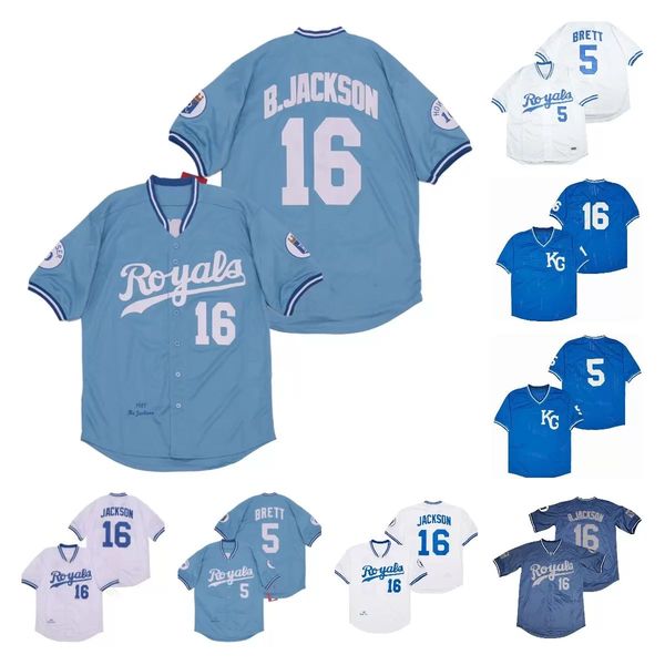 baseball retro 16 bo jackson 5 george brett vintage baseball jerseys 1987 1989 turn back pullover blue white stitched jersey, Blue;black
baseball retro 16 bo jackson 5 george brett vintage baseball jerseys 1987 1989 turn back pullover blue white stitched jersey, Blue;black