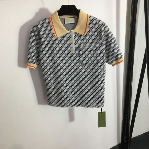 23ss womens knits designer womens designer clothing lapel color matching short sleeve breast pocket g letter polo neck short-sleeved sweate, White
23ss womens knits designer womens designer clothing lapel color matching short sleeve breast pocket g letter polo neck short-sleeved sweate, White