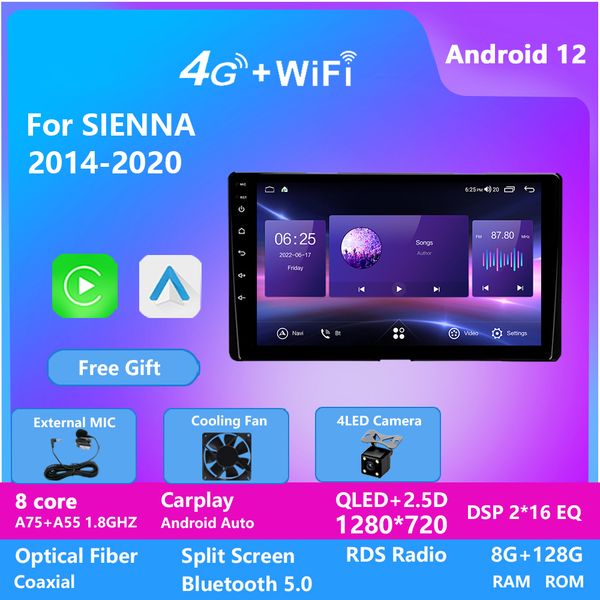 2 din android 12 auto carplay car video radio multimedia player car stereo gps for toyota sienna 2010-2014
2 din android 12 auto carplay car video radio multimedia player car stereo gps for toyota sienna 2010-2014