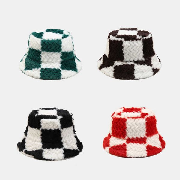 wide brim hats 2022 winter plaid print faux fur fluffy bucket hats women outdoor warm soft velvet furly fisherman cap girl women panama pres, Blue;gray
wide brim hats 2022 winter plaid print faux fur fluffy bucket hats women outdoor warm soft velvet furly fisherman cap girl women panama pres, Blue;gray