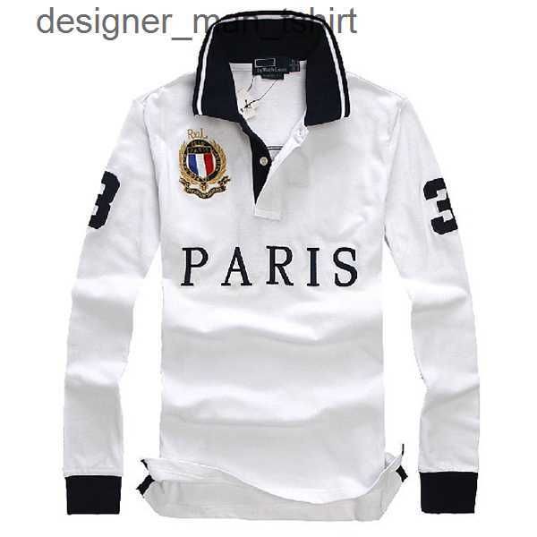 men's polos mens designer long sleeve polos t shirts embroidery cotton fashion casual poloshirtvrho, White;black
men's polos mens designer long sleeve polos t shirts embroidery cotton fashion casual poloshirtvrho, White;black