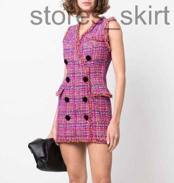 party dresses designerbal2022main party dress double-breasted tweed mini dress casual luxury brand clothing valentines day birthday 06s0, White;black
party dresses designerbal2022main party dress double-breasted tweed mini dress casual luxury brand clothing valentines day birthday 06s0, White;black