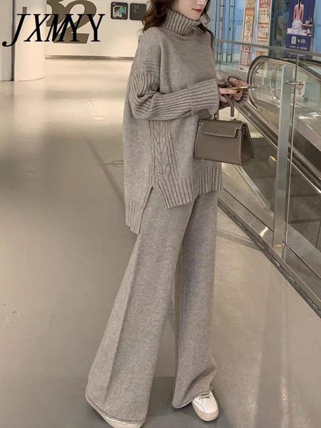 dress jxmyy sweater set women tracksuit spring autumn knitted suits 2 piece set warm turtleneck sweater pullovers wide legs pants, White
dress jxmyy sweater set women tracksuit spring autumn knitted suits 2 piece set warm turtleneck sweater pullovers wide legs pants, White