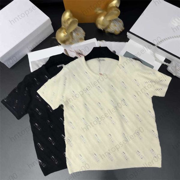 beige black womens designer spring summer fashion luxury casual loose fitting simple pressed diamond round neck knitted short sleeves, White
beige black womens designer spring summer fashion luxury casual loose fitting simple pressed diamond round neck knitted short sleeves, White