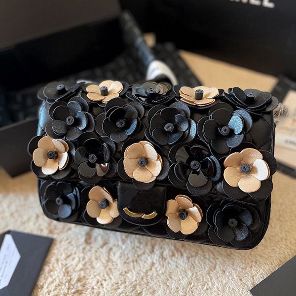 designer classic double flap cf bag mosaic camellia aged gold metal hardware two-tone matelasse chain crossbody shoulder handbags luxury clu
designer classic double flap cf bag mosaic camellia aged gold metal hardware two-tone matelasse chain crossbody shoulder handbags luxury clu