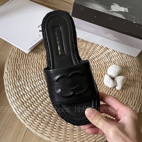 shoes channel women's straw-woven fisherman's slippers thick-soled slippers designer sandals heel height flat slippers shoes 35-40, Black
shoes channel women's straw-woven fisherman's slippers thick-soled slippers designer sandals heel height flat slippers shoes 35-40, Black