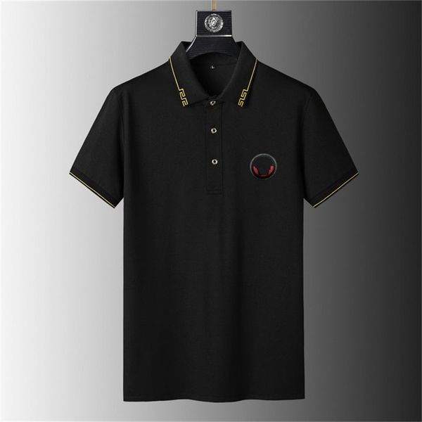 men's tee polo black and white color fashion casual business classic embroidered head brand 100 cotton street hip hop wear palm guillot, White;black
men's tee polo black and white color fashion casual business classic embroidered head brand 100 cotton street hip hop wear palm guillot, White;black