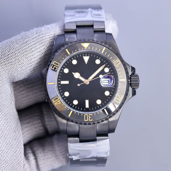 mens mechanical watch 42mm black dial ceramic bezel casual business watches stainless steel strap men wristwatch montre de luxe, Slivery;brown
mens mechanical watch 42mm black dial ceramic bezel casual business watches stainless steel strap men wristwatch montre de luxe, Slivery;brown