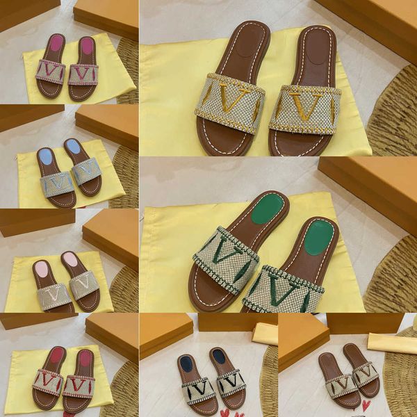 straw woven beach shoes flat sliders designer slippers for women flip flops sandals luxury slide desinger shoes womens slides, Black
straw woven beach shoes flat sliders designer slippers for women flip flops sandals luxury slide desinger shoes womens slides, Black
