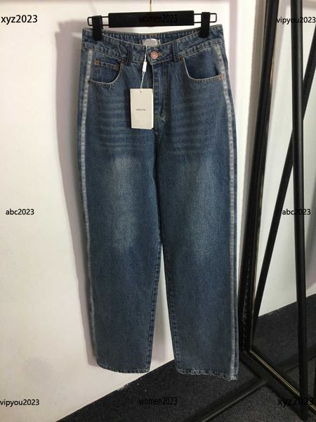 luxury designer jeans womens pants side letter ribbon collar denim trousers new products high waisted and slender jeans april, Blue
luxury designer jeans womens pants side letter ribbon collar denim trousers new products high waisted and slender jeans april, Blue