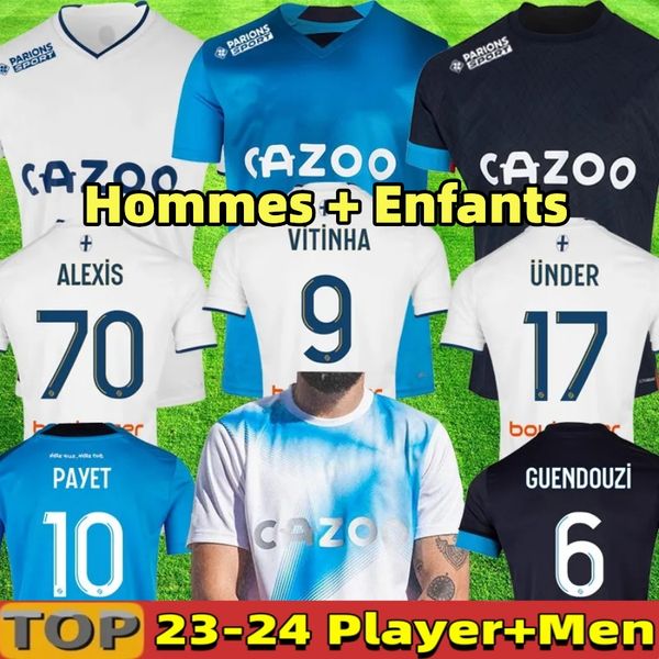 22 23 maillot alexis soccer jerseys 30 year anniversary special 2022 2023 marseilles fans player guendouzi payet clauss football shirts men, Black;yellow
22 23 maillot alexis soccer jerseys 30 year anniversary special 2022 2023 marseilles fans player guendouzi payet clauss football shirts men, Black;yellow