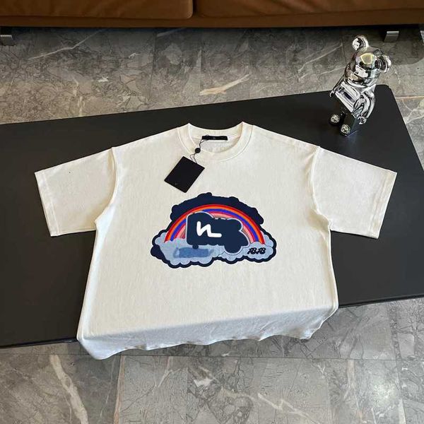 men's t-shirts designer 23ss runway style with colorful depiction of rainbow printed short sleeved t-shirt and os shoulder drop hjg3, White;black
men's t-shirts designer 23ss runway style with colorful depiction of rainbow printed short sleeved t-shirt and os shoulder drop hjg3, White;black