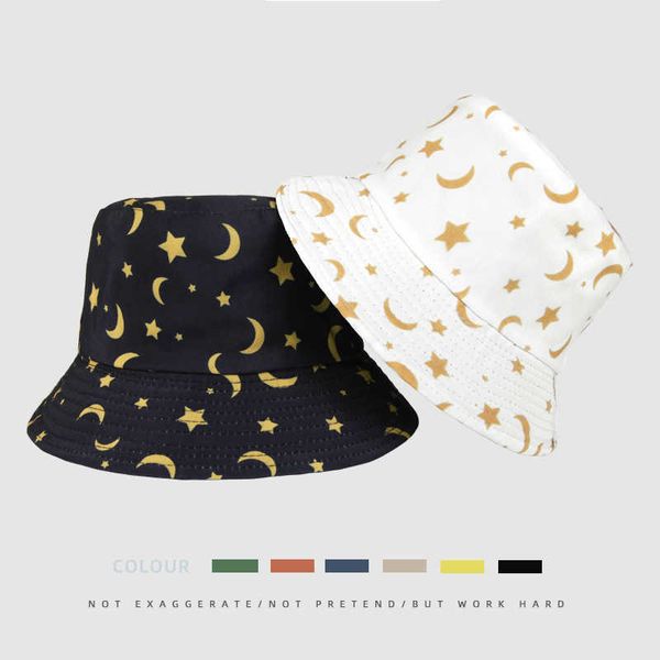 wide brim hats summer sun moon print reversible bucket hat men outdoor fisherman cap fashion street beach bob women double side panama hat a, Blue;gray
wide brim hats summer sun moon print reversible bucket hat men outdoor fisherman cap fashion street beach bob women double side panama hat a, Blue;gray