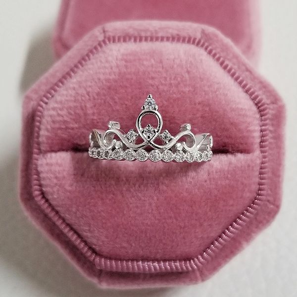queen crown ring 925 sterling silver engagement wedding band rings for women bridal diamond promise party jewelry gift, Slivery;golden
queen crown ring 925 sterling silver engagement wedding band rings for women bridal diamond promise party jewelry gift, Slivery;golden