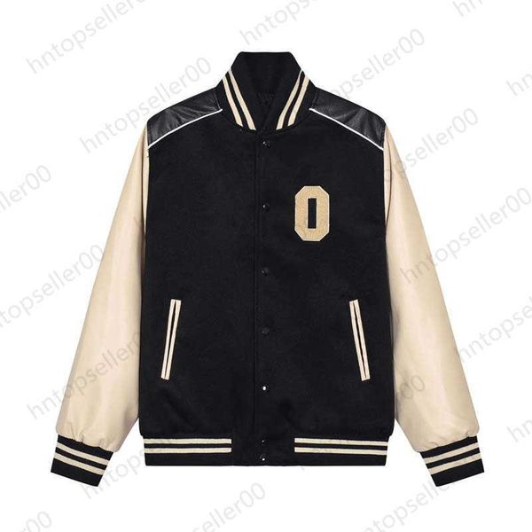 black designer womens jackets early spring fashion leisure sports luxury loose thread cuffs classic brand logo mock neck baseball jacket cas, Black;brown
black designer womens jackets early spring fashion leisure sports luxury loose thread cuffs classic brand logo mock neck baseball jacket cas, Black;brown