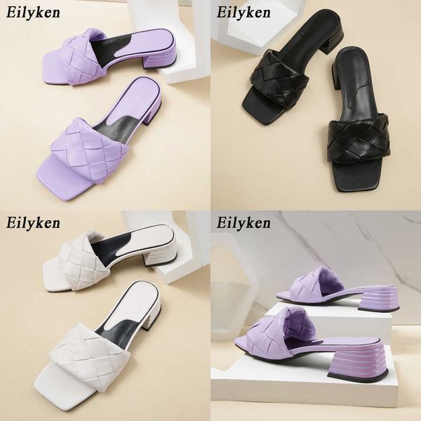 sandals new summer fashion black purple design weave women slippers square high heels ladies sandals toe shoes 230316
sandals new summer fashion black purple design weave women slippers square high heels ladies sandals toe shoes 230316