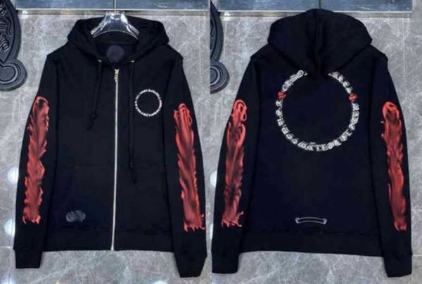 men's hoodies & sweatshirts 3a classic mens zipper ch hoodies designer horseshoe sanskrit cross print pullover heart hoody sweatshirts, Black 
men's hoodies & sweatshirts 3a classic mens zipper ch hoodies designer horseshoe sanskrit cross print pullover heart hoody sweatshirts, Black