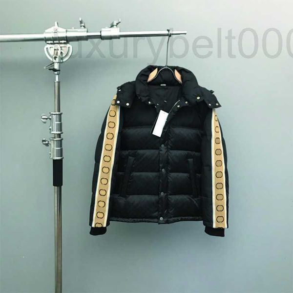 men's down & parkas designer dark grain double g reflective webbing new elements classic pattern matching color thickened downs jacket, Black
men's down & parkas designer dark grain double g reflective webbing new elements classic pattern matching color thickened downs jacket, Black
