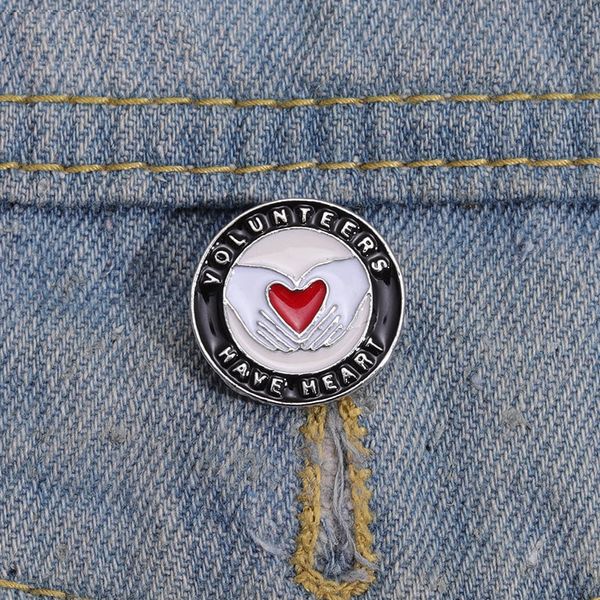 volunteers enamel pins custom mini round brooches lapel badges kind-hearted jewelry gift for kids friends, Blue
volunteers enamel pins custom mini round brooches lapel badges kind-hearted jewelry gift for kids friends, Blue