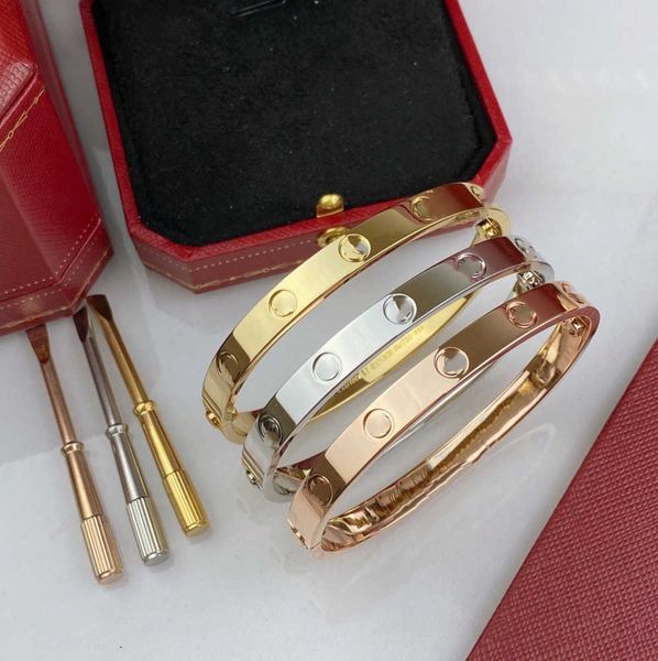 bangle with box set love bracelets silver rose gold bracelet stainless steel women men screwdriver designer bracelet couple jewelry motion c, Black
bangle with box set love bracelets silver rose gold bracelet stainless steel women men screwdriver designer bracelet couple jewelry motion c, Black