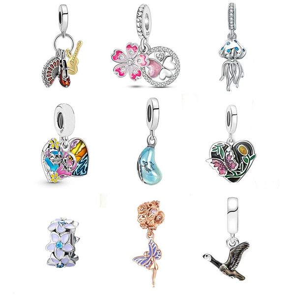 fits pandora original bracelets 20pcs silver charms beads butterfly flower fan guitar high heels silver charms bead for women diy european n, Black
fits pandora original bracelets 20pcs silver charms beads butterfly flower fan guitar high heels silver charms bead for women diy european n, Black