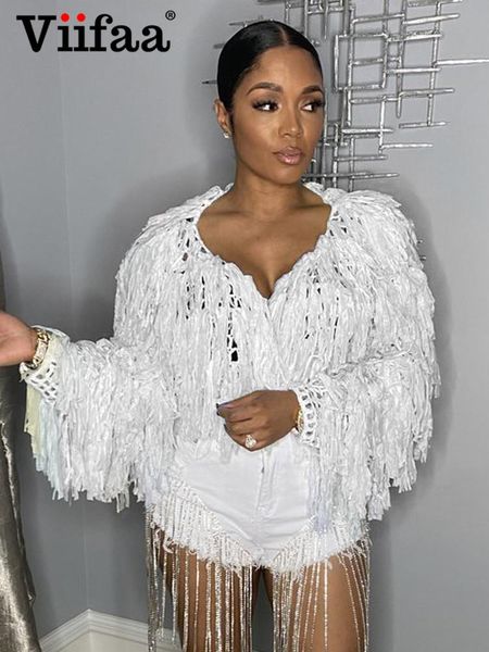 sweaters viifaa hollow out fringe cropped cardigan fall 2022 womens fashion solid color streetwear knitted sweater coat, White;black
sweaters viifaa hollow out fringe cropped cardigan fall 2022 womens fashion solid color streetwear knitted sweater coat, White;black