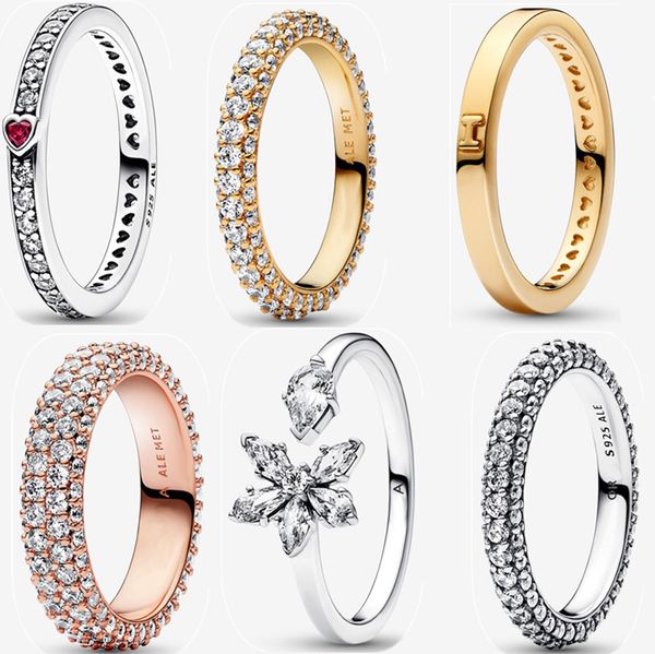 925 silver diamond wedding rings for women shining pick petals open ring diy fit pandora ring engagement designer jewelry gift, Slivery;golden
925 silver diamond wedding rings for women shining pick petals open ring diy fit pandora ring engagement designer jewelry gift, Slivery;golden