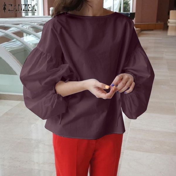 t-shirt elegant puff sleeve women's summer blouse zanzea 2022 casual o neck solid blusas female white tunic chemise top
t-shirt elegant puff sleeve women's summer blouse zanzea 2022 casual o neck solid blusas female white tunic chemise top